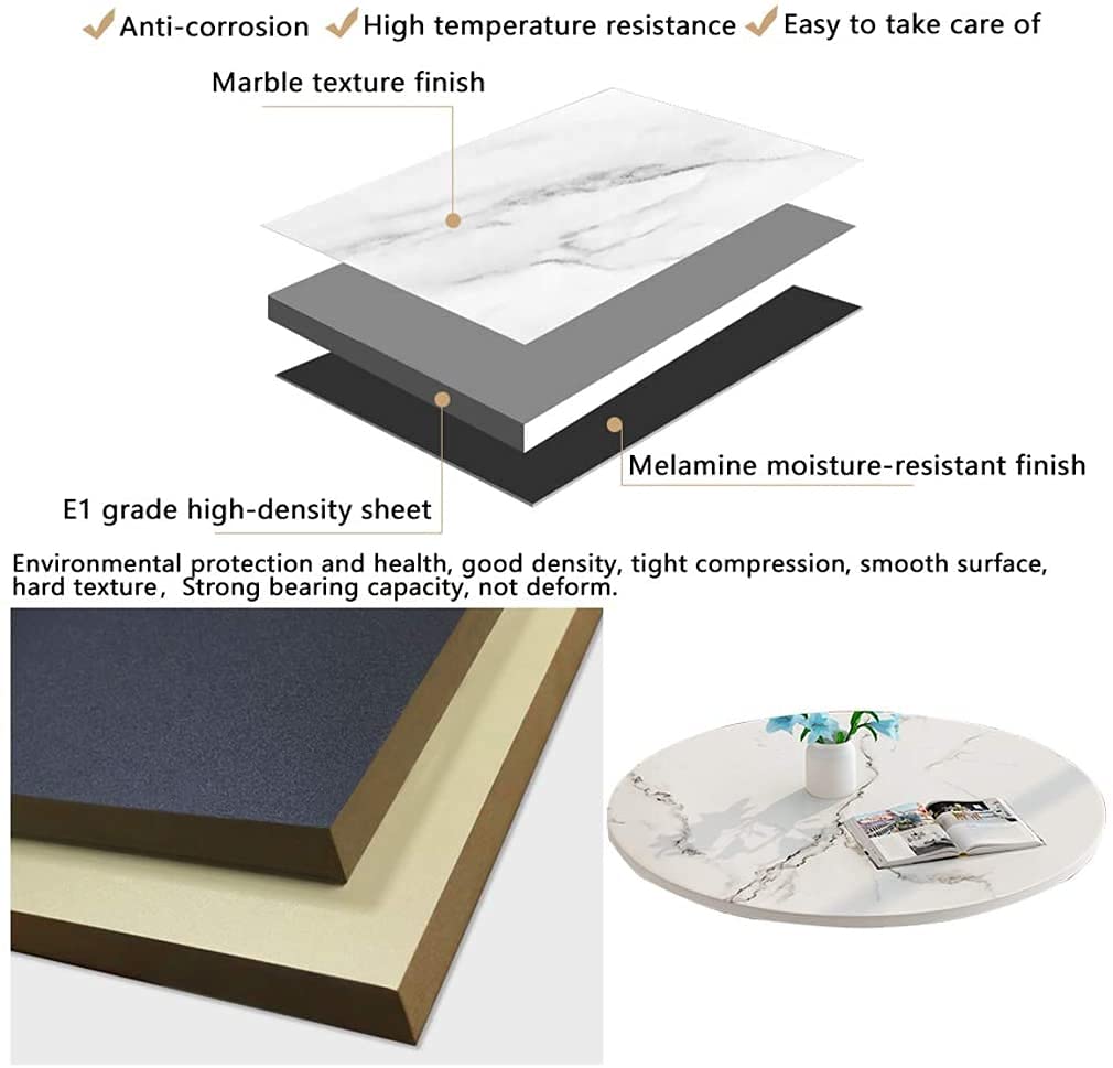 【Furniture】【BS】Kitchen Dining Table Set Round Dining Table Set for Home, Home Furniture Set 1 Table 4 Chairs