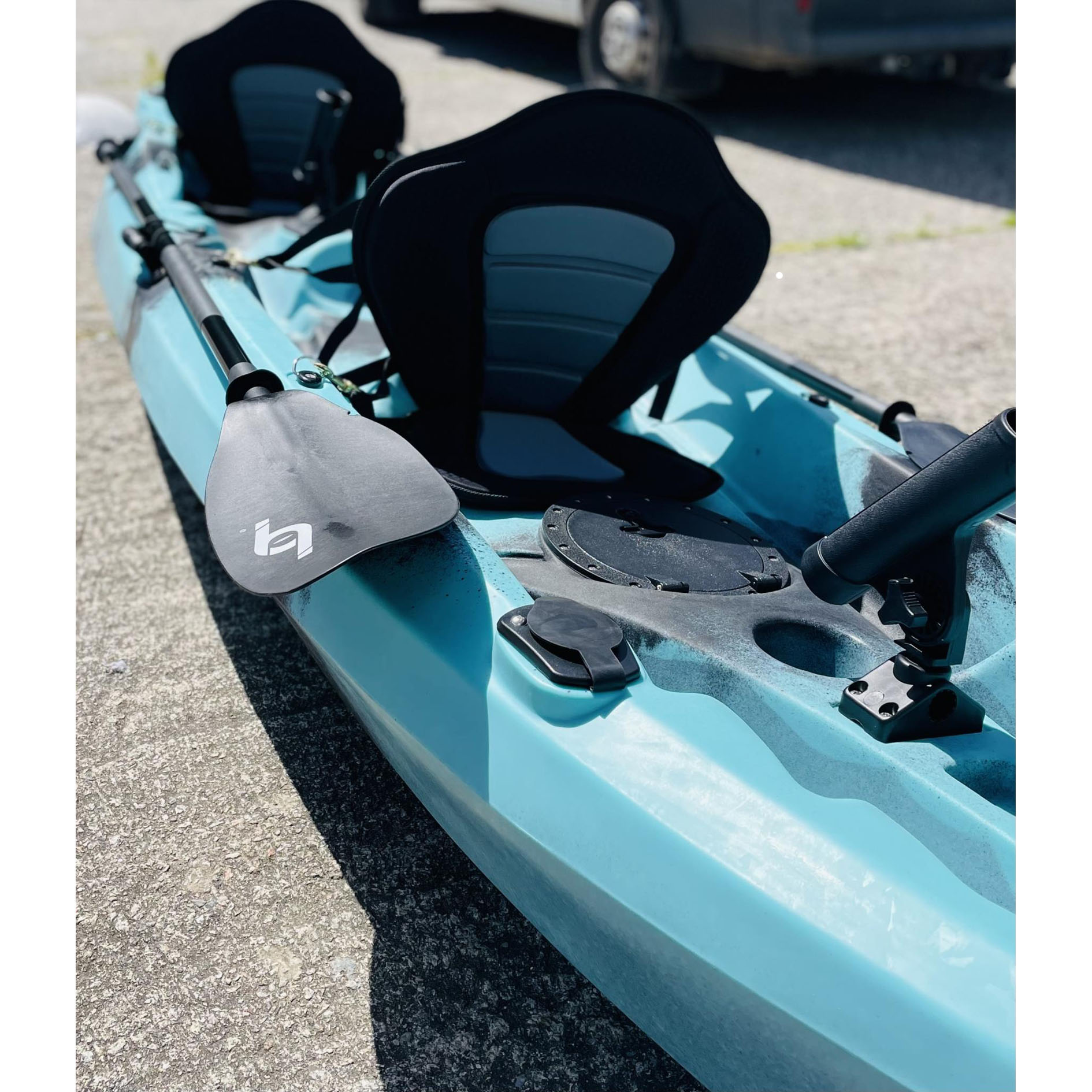 Hot Surf 69 Double Kayak Sit on top Family Kayak Fishing Package deal 3.7 Meter