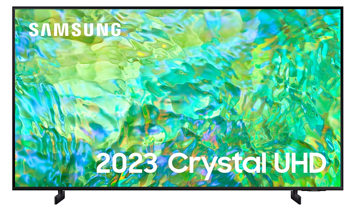 Samsung UE55CU8000 (2023) LED HDR 4K Ultra HD Smart TV, 55 inch with TVPlus, Black