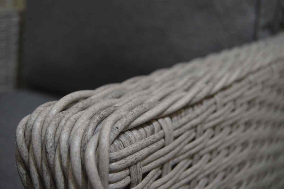 Sofa Patio Dining Lounge Set With Rising Table - Grey Rattan