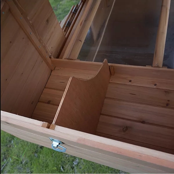 LARGE SIZE FIR WOODEN WATERPROOF ROOF GREEN CHICKEN COOPS FOR SALE