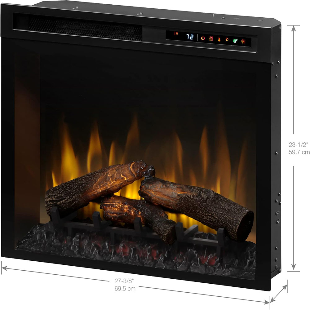Dimplex Multi-Fire XHD 28 inch Plug-in Electric Firebox with Acrylic Ember Media Bed