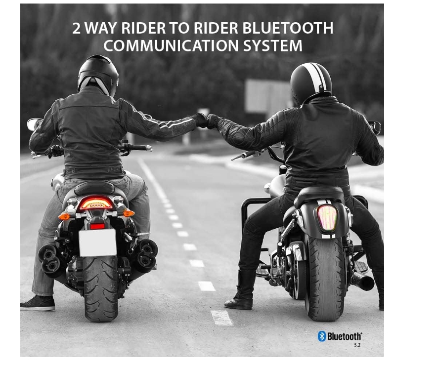 Cardo FRC2X103 Freecom 2X Motorcycle 2-Way Bluetooth Communication System Headset - Dual Pack, Black