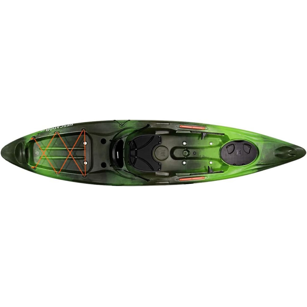 Perception Pescador 12 | Sit on Top Fishing Kayak with Front Storage Well