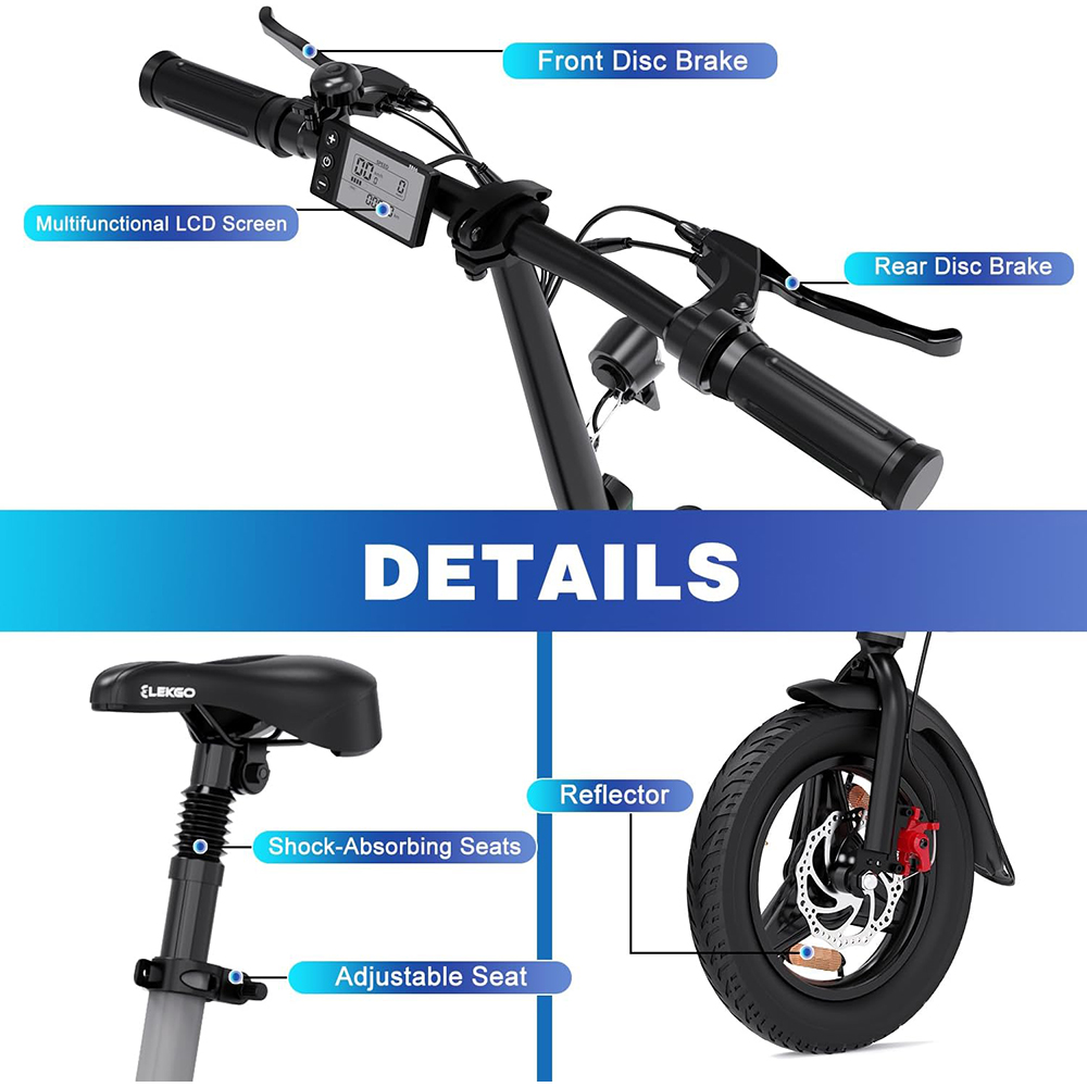ELEKGO E Bike 14 Inch Electric Bike