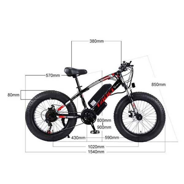 Electric-assist mountain bike long-life lithium battery snow electric vehicle student 20-inch variable speed bicycle